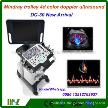 DC-30 Latest Mindray trolley color doppler ultrasound machine/Mindray 4d color doppler ultrasound with CW function